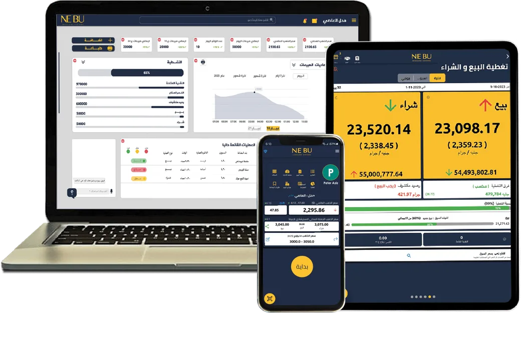 NEBU app on mobile devices